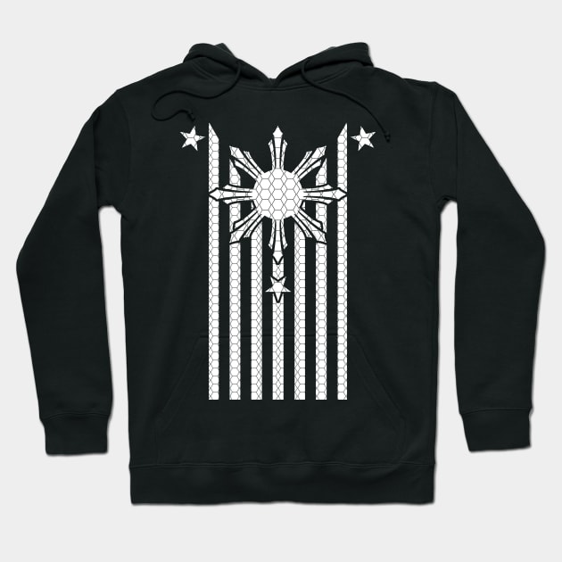 Philippines American Flag Hoodie by Nostalgink